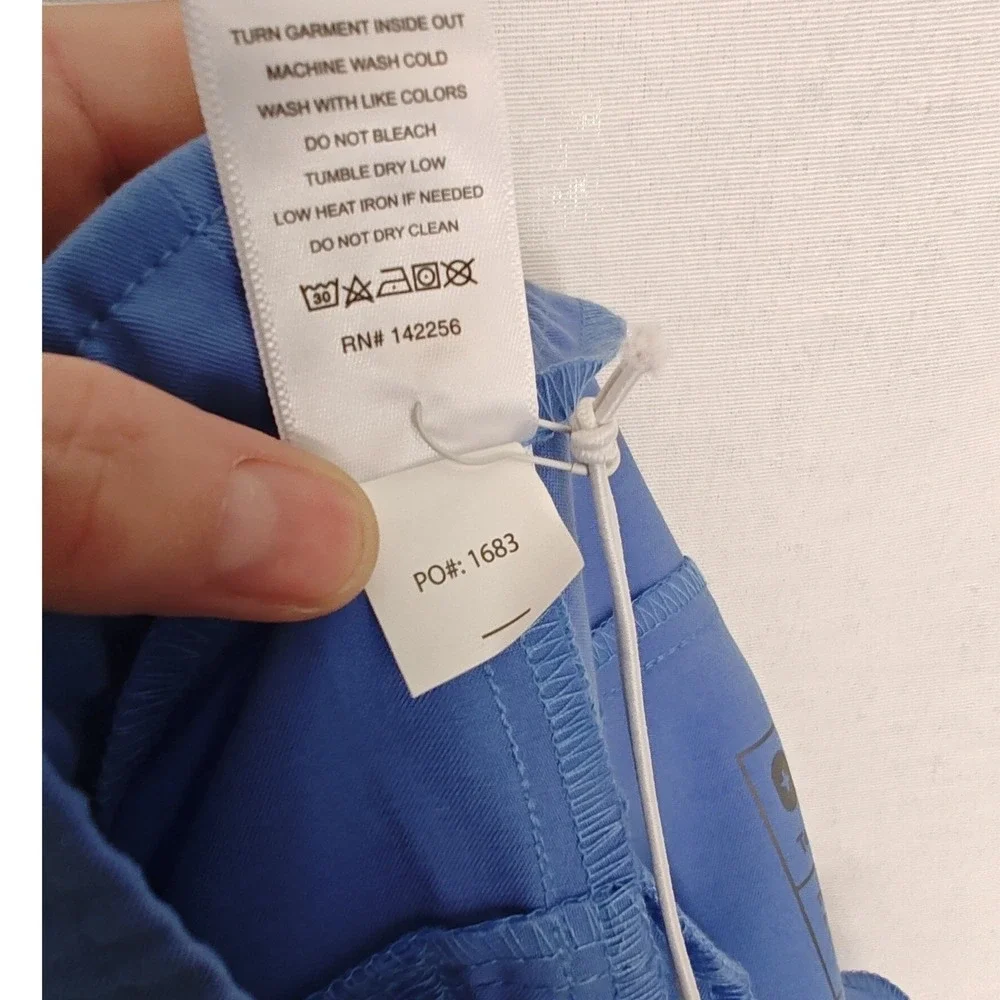 FIGS Tansen Jogger 2.0 Scrub Pants Celi Blue MXXSW2004T Small‎ Tall S T New